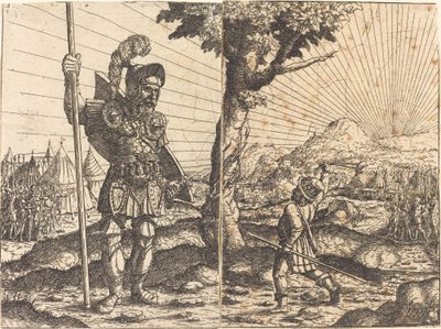 David and Goliath by Hanns Lautensack