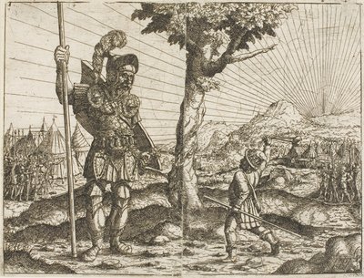 David and Goliath by Hanns Lautensack