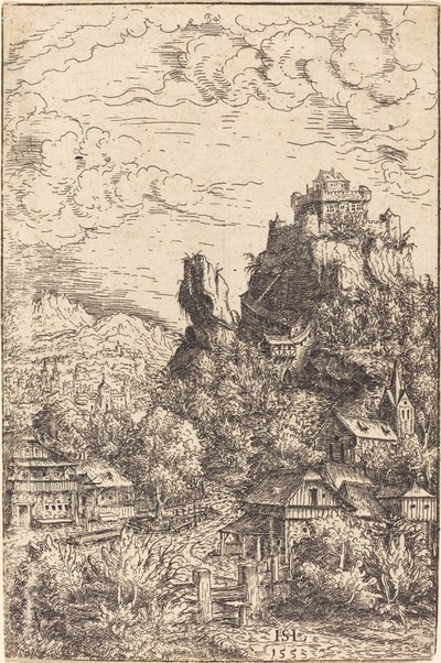 Landscape with a Castle by Hanns Lautensack