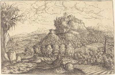 Landscape with a Castle in the Center by Hanns Lautensack