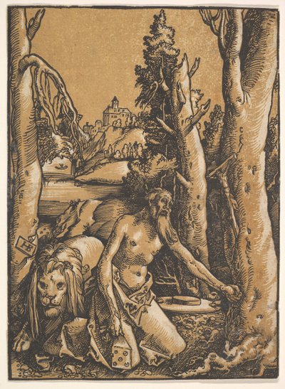 St. Jerome in the Desert, ca. 1511 by Hans Baldung