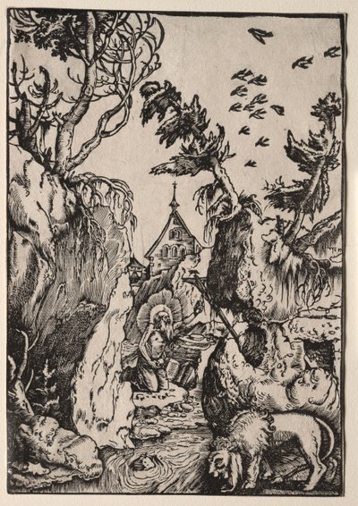 St. Jerome in the Wilderness by Hans Baldung