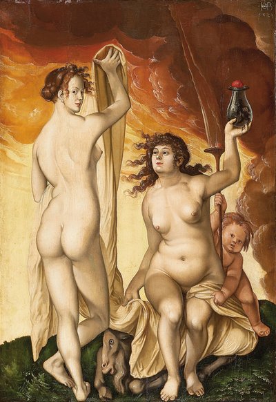 Two Witches by Hans Baldung