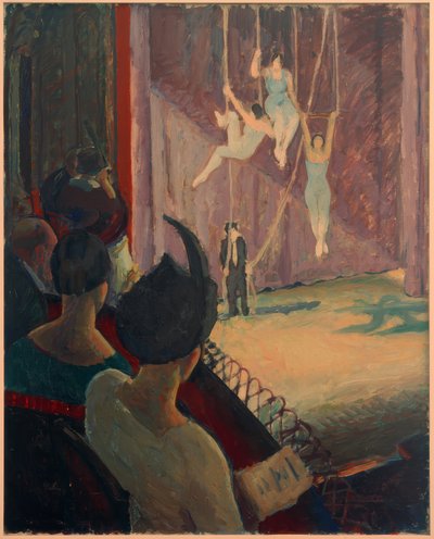 Trapeze Group in the Variety Show by Hans Barthelmess