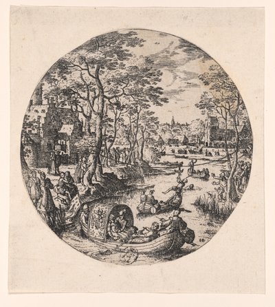 Goose Snatching by Hans Bol