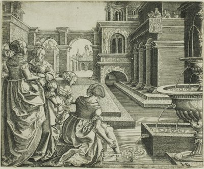 David and Bathsheba by Hans Brosamer
