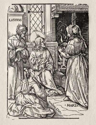 Christ in the House of Lazarus by Hans Burgkmair