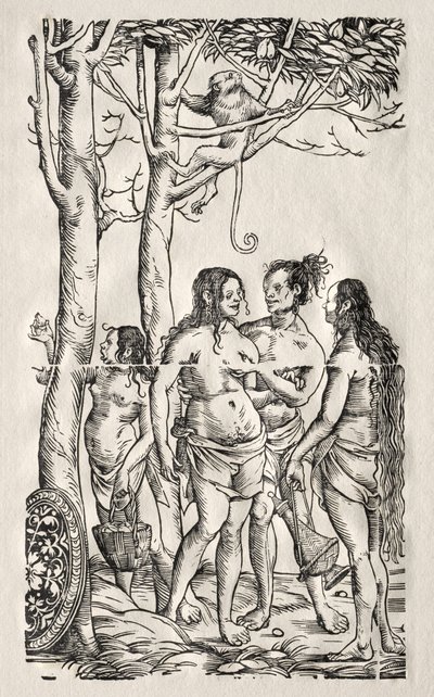 Hottentots with herd by Hans Burgkmair