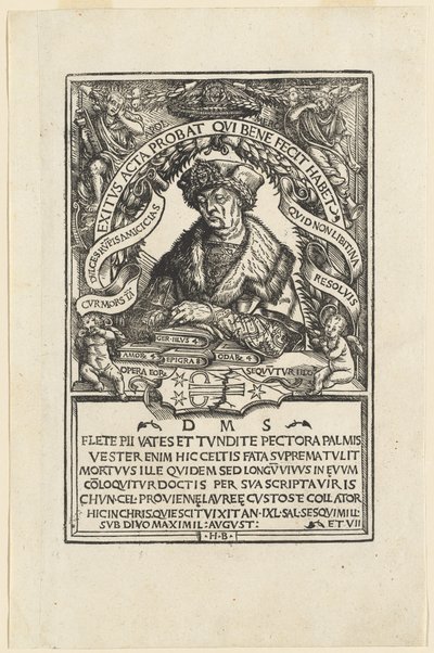 Conrad Celtis by Hans Burgkmair I