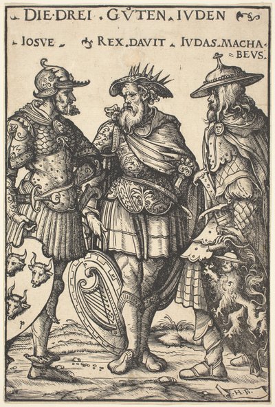 Joshua, David and Judas Maccabaeus by Hans Burgkmair I