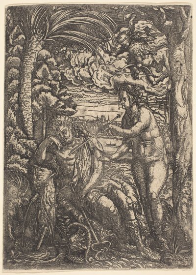 Mercury and Venus by Hans Burgkmair I