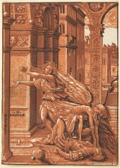 The Lovers Surprised by Death by Hans Burgkmair I