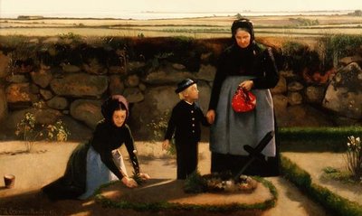 Visit to the Churchyard by Hans Christian Hansen