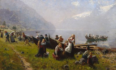 Midsummer Feast by Hans Dahl
