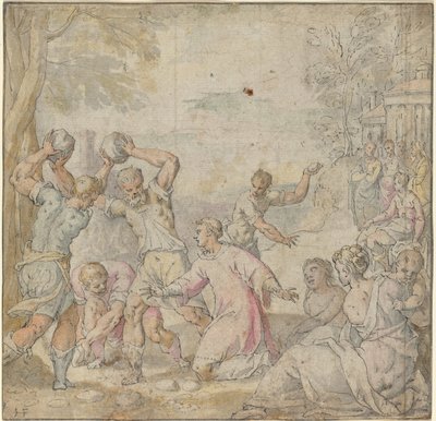The Stoning of Saint Stephen by Hans Freyberger