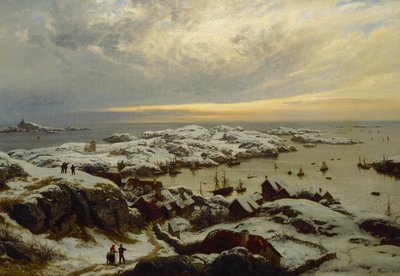 Farsund by Hans Gude