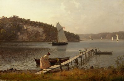 From Hankø by Hans Gude
