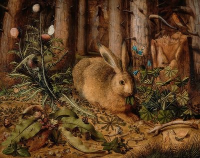 Hare in the Forest, c. 1585 by Hans Hoffmann