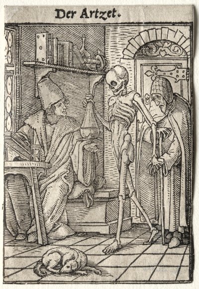 Dance of Death: The Doctor by Hans Holbein