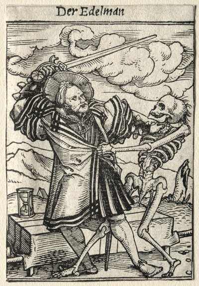 Dance of Death: The Nobleman by Hans Holbein