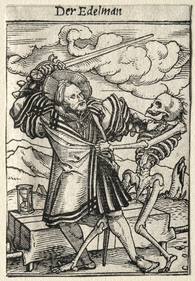 Dance of Death: The Nobleman by Hans Holbein