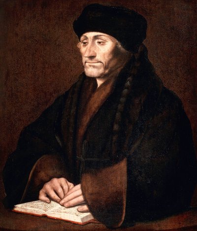 Portrait of Desiderius Erasmus by Hans Holbein der Jüngere