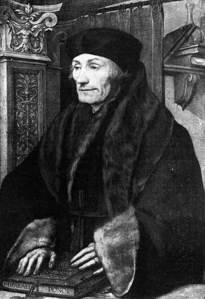 Portrait of Erasmus by Hans Holbein der Jüngere