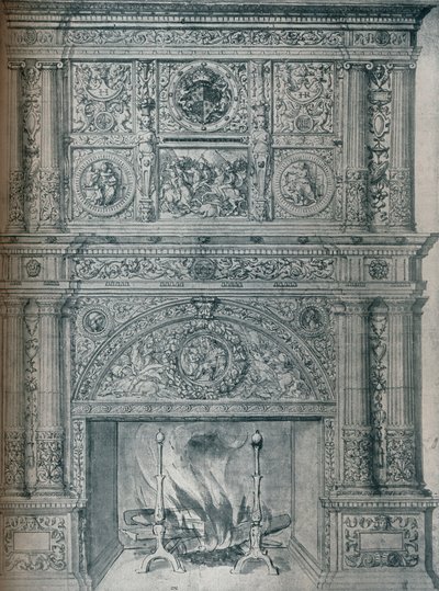 Drawing of Chimney-Piece by Hans Holbein der Jüngere