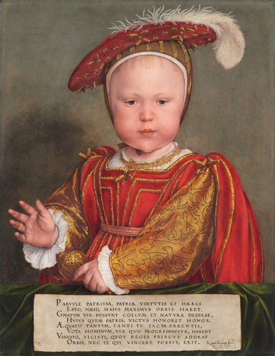 Edward VI as a Child by Hans Holbein der Jüngere