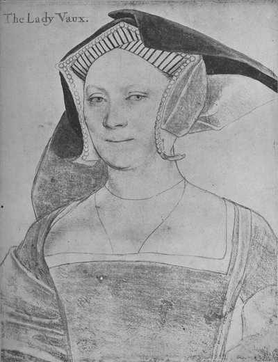 Elizabeth, Lady Vaux by Hans Holbein der Jüngere