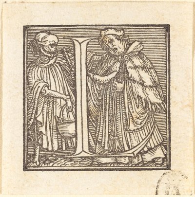 Letter L by Hans Holbein der Jüngere