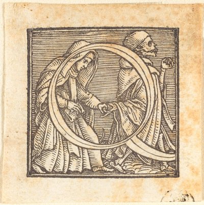 Letter Q by Hans Holbein der Jüngere