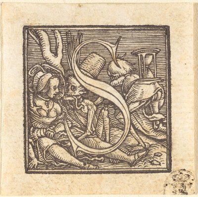Letter S by Hans Holbein der Jüngere