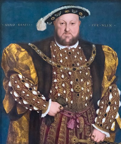 Portrait of Henry VIII by Hans Holbein der Jüngere