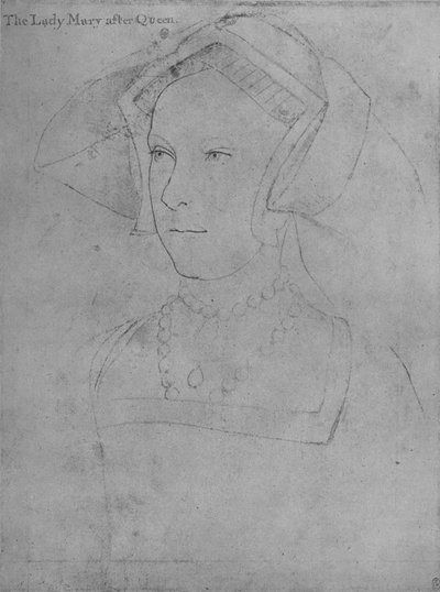 Princess Mary, c1536 by Hans Holbein der Jüngere