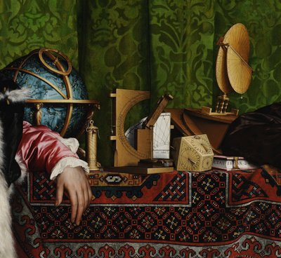 The Ambassadors (Detail), 1533 by Hans Holbein der Jüngere