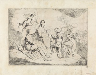 Rest on the Flight into Egypt by Hans Horions
