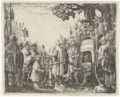 Alexander the Great and Diogenes by Hans Janssen