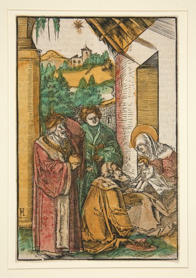 Adoration of the Magi by Hans Leonard Schaufelein