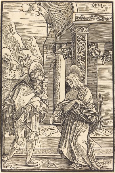 Saint Roch and Saint Sebastian by Hans Leonard Schaufelein