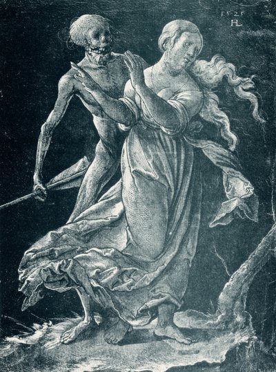 The Death Capturing a Girl by Hans Leu