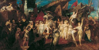 The Entry of Charles V into Antwerp by Hans Makart