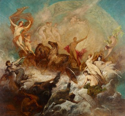 The Victory of Light Over Darkness by Hans Makart