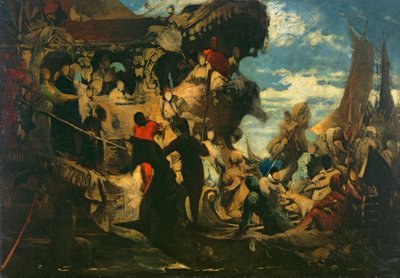 Venice Pays Homage to Catarina Cornero by Hans Makart
