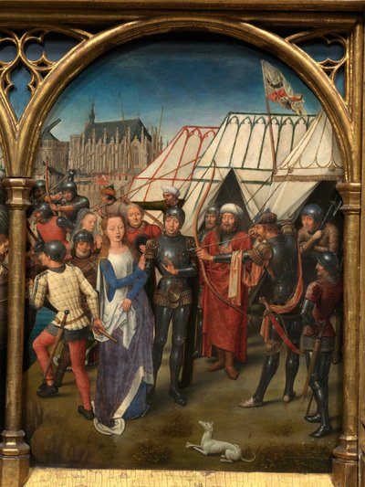 Reliquary of Saint Ursula (detail) by Hans Memling