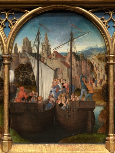 Reliquary of Saint Ursula (detail) by Hans Memling