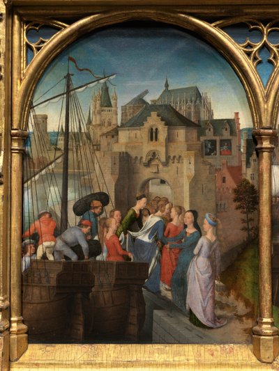 The Reliquary of Saint Ursula (detail) by Hans Memling