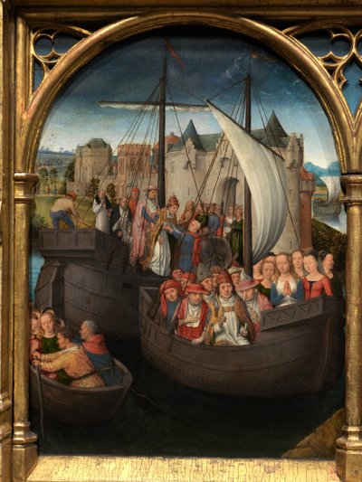 Detail of the Reliquary of Saint Ursula by Hans Memling