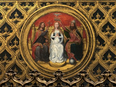 (detail) Reliquary of Saint Ursula by Hans Memling