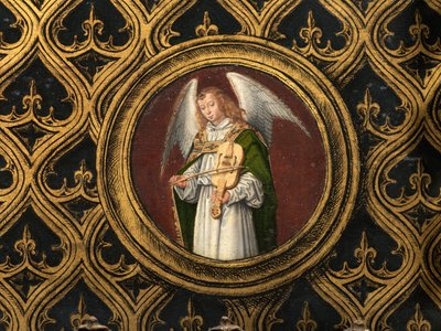 (detail) Reliquary of Saint Ursula by Hans Memling
